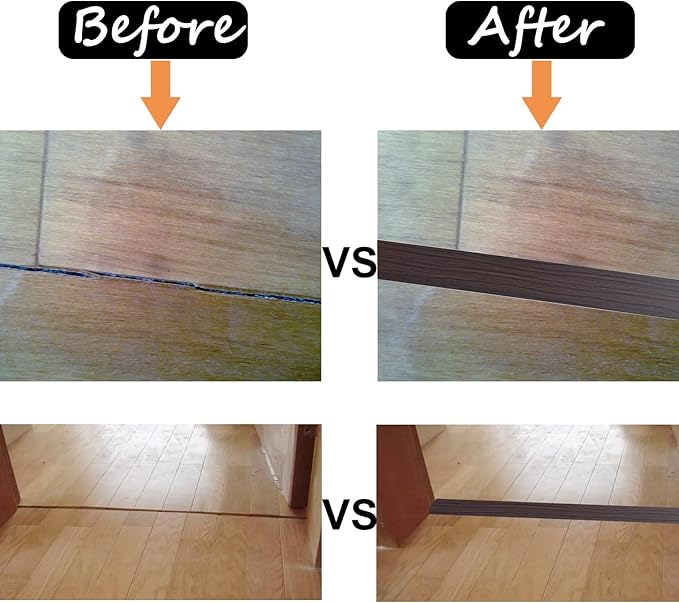 Floor Transition Strip & Self Adhesive Floor Vinyl Floor Edge Trim Laminate Floor Gap Covering Joining Strip