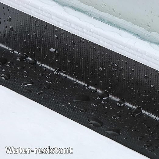 Cloth Duct Window Seal Strip Tape for Winter, 2.75in x 66FT, Weather Stripping Sealing Insulation Tape for Windows and Door, Easy Tear Sealer Draft Blocker Black