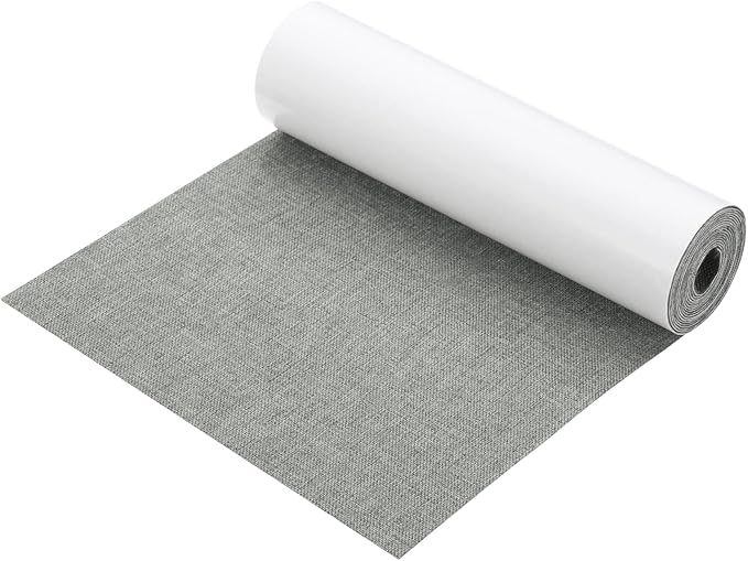 PATIKIL 70x6.2 Inch Linen Repair Tape, Repair Fabric Patch Self Adhesive Couch Patch Line Repair Patch for Furniture Sofa Car Seats Office Chairs, Dove Gray
