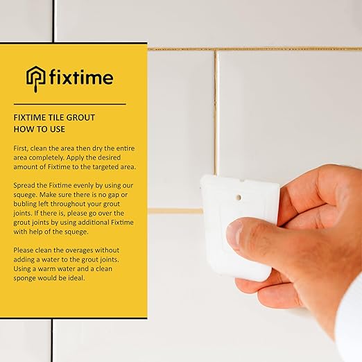 Tile Grout Repair Kit, Beige Grout Filler Tube 8 oz, Grout Repair Renews, Fast Drying Repait Kit, Grout Sealer for Floor Tile - Spatula Included (2xBeige)