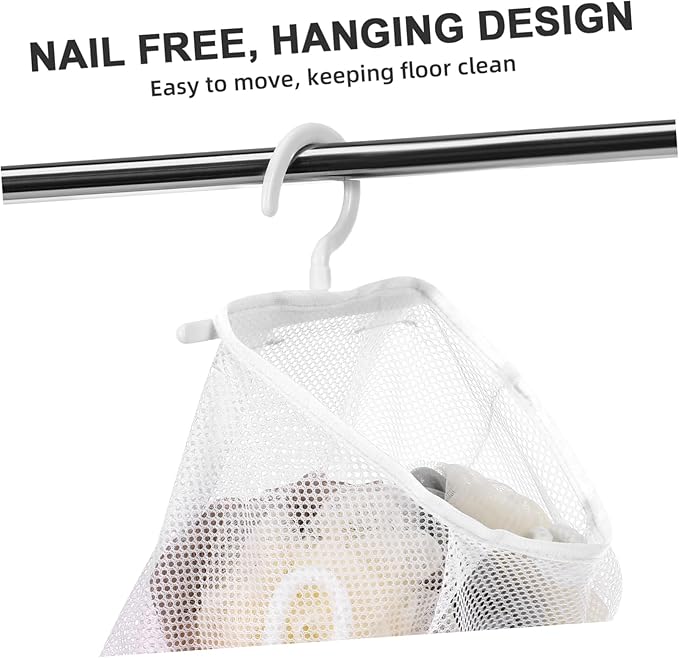 Cabilock 3pcs Mesh Hanging Bag Travel Underwear Organizer Bag Hand Inserts Organizer Undergarment Laundry Laundry Hamper Clothes Peg Hanging Groceries s Vegetable Pouch Pp