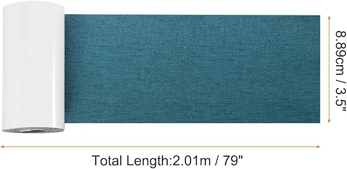 Repair Patches Repair Tape Self-Adhesive DIY Repair Patch Linen Gear Patch for Sofa, Furniture, Chair, Clothing,Tents,3.5x79 Inch,Dark Blue