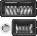 LASSHSWA Collapsible Colander and Strainer for Kitchen, Over the Sink Strainer Basket for Kitchen, Fruit Pasta Food Strainer Expandable Plastic Colander with A Sink Drain Strainer Stainless Steel