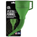 TEC Products FlexAll Long Flexible Funnel for Automotive Use - Durable Nitrile Rubber - Ideal for Car Oil Change, Transmission Funnel Fluid, Diesel, Fuel, Gas - Made in USA - Green (16 x 5 Inches)