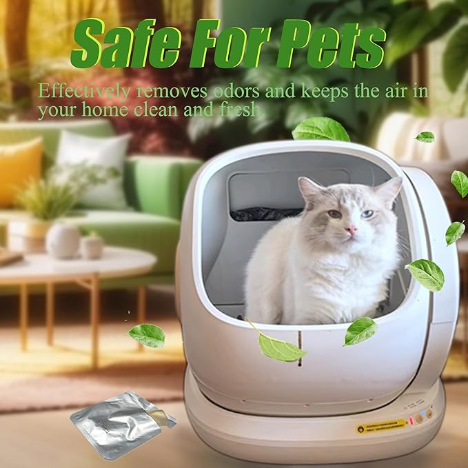 Odor Remover Compatible with MeoWant Self-Cleaning Cat Litter Box, Cat Toilet Odor Control Deodorant Gel for MeoWant Automatic Litter Box, Litter Deodorizer