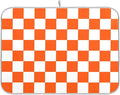 Burnt Orange Chessboard Dish Drying Mat for Kitchen Countertop 16x18 Plaid Checkered Rectangle Small Drying Mat Reusable Quick Dry Dish Sink Absorbent Mats Easy Clean Decorative Home Essentials
