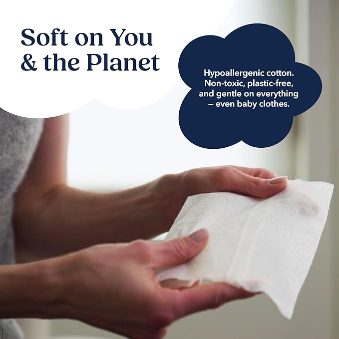 Cobi Biodegradable Non-Toxic Dryer Sheets – Naturally Scented Cotton Dryer Sheets – Eco-Friendly, Plant-Based, Plastic-Free – 120 Count