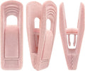 Light Pink Velvet Hangers (80-Pack), Non-Slip Strong Hanger Clips for Velvet Skirts & Pants