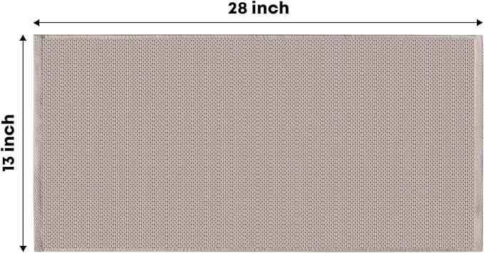 Artoid Mode 100% Cotton Brown Waffle Weave Kitchen Dish Cloths, 13x28 Inch Ultra Soft Absorbent Quick Drying Kitchen Dish Towels Set of 4