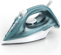 Sundu 1500W Steam Iron for Clothes, Ceramic Nonstick Soleplate for Fast Smooth Gliding, Self Clean, Auto Shut Off, 11.8oz Large Water Tank, Lightweight for Home & Travel Use, Green