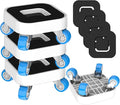New Upgrade Furniture Movers with Wheels, Furniture Sliders with 360° Rotatable 1.25in Wheels, Furniture Dolly for Moving Heavy Sofa, Bed, Load Capacity Up to 900lb