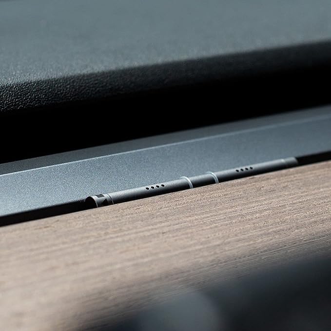 Tesla Model 3 [Not Compatible with Model 3 2024 (Highland)] /Y Air Freshener Invisible Slim Design Four Scents Selection (White Tea Valley Set)