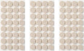 Furnigear Felt Furniture Pads for Hardwood Floors - Self Adhesive Chair Felt Pads, Floor Protector for Furniture Feet, Furniture Sliders Moving Your Furniture Smoothly - Anti Scratch 96 Pcs 3/4" Round