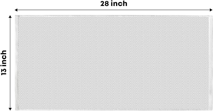Artoid Mode 100% Cotton Light Grey Waffle Weave Kitchen Dish Cloths, 13x28 Inch Ultra Soft Absorbent Quick Drying Kitchen Dish Towels Set of 4
