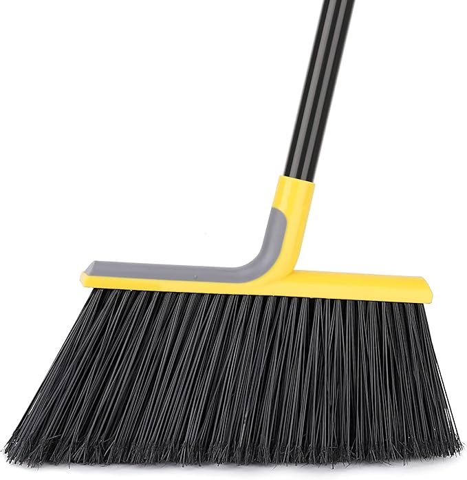 KeFanta Outdoor Broom for Floor Cleaning,58" Heavy-Duty Commercial Broom for Sweeping Concrete Courtyard Garage Patio Indoor Home Kitchen Office Lobby