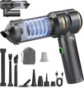 Car Vacuum Portable Cordless, Foldable Handheld Vacuum with Brushless Motor, 22000PA High Power Mini Hand Vacuum Cleaner & Air Blower & Duster & Pump for Home, Pet, Office