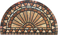 CHICHIC Welcome Door Mat 18 x 30 Inch Front Doormat Outdoors for Home Entrance Outdoors Mat for Outside Entry Way Doormat Entry Rugs, Heavy Duty Non Slip Rubber Back Low Profile, Orange Brown