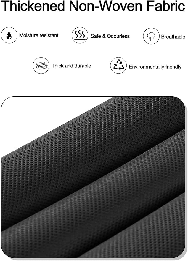 2 Pack Over The Door Storage Organizer with 5 Pockets 10 Mesh Side Pockets, 44 lbs Weight Capacity Door Hanging Organizers and Storage for Bedroom,Bathroom,Nursery,Pantry,Dorm(Black)