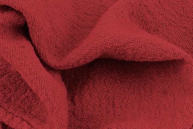 Avalon Towels Cotton Shop Rags – (Pack of 100) Size 12x14 Inches Cleaning Rags – Absorbent Shop Towels and Multipurpose Cleaning Towels for Automobiles, Industries, Garage and Homes