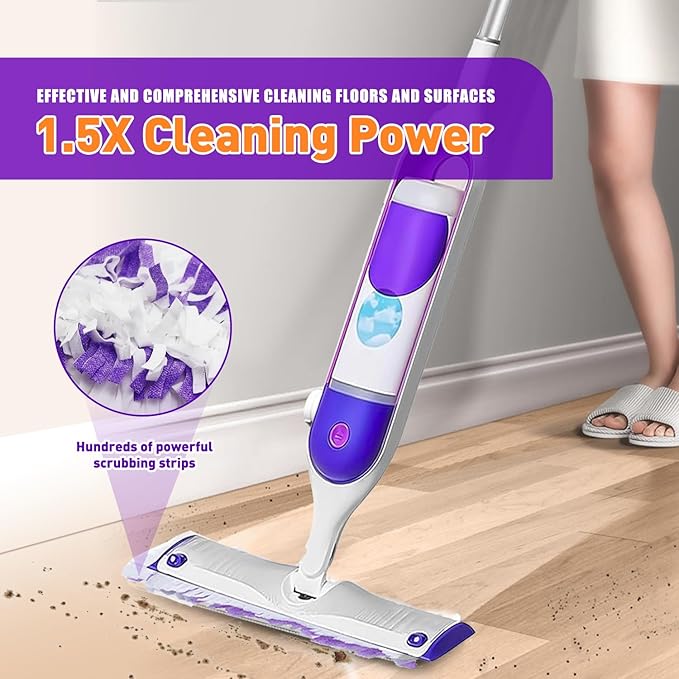 20 Count Power Mop Pads Refills for Swiffer PowerMop Multi-Surface Mopping Pad Disposable Replacement Mop Pads Compatible with Swiffer PowerMop,Safe on All Finished Floors.