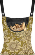 William Morris Works Print Clothespin Holder with Large Opening 14.5"x12" - Multipurpose Outdoor Storage Bag - Durable Polyester Construction with Double Stitched Seams Laundry Centers
