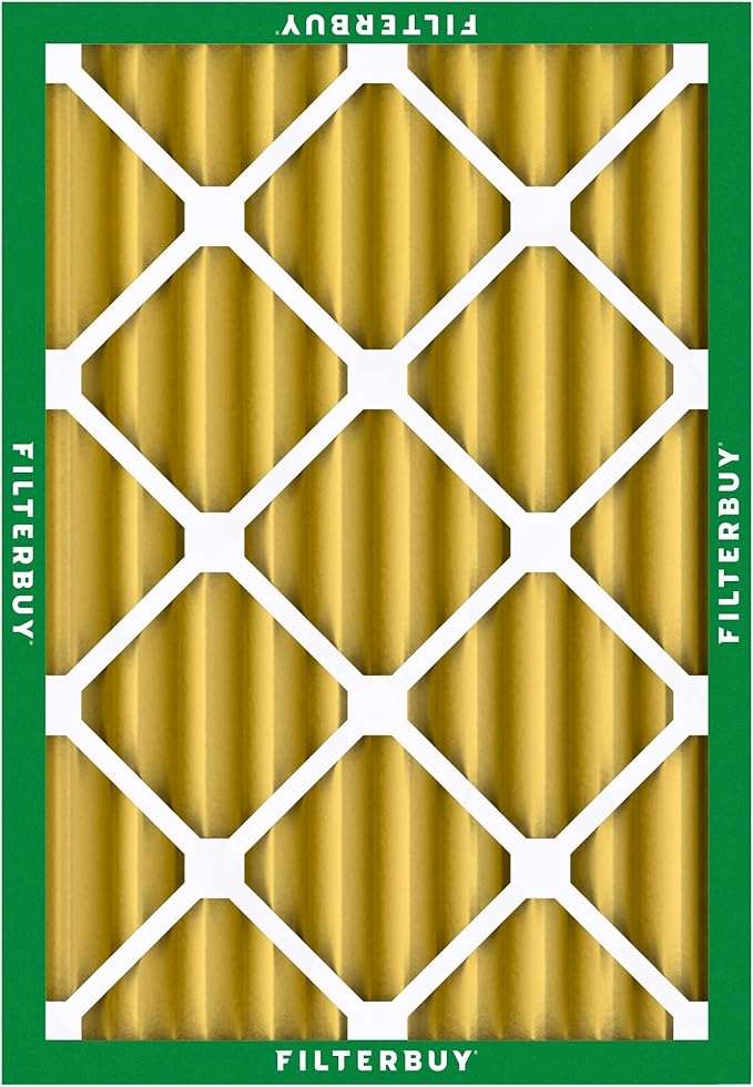 Filterbuy 20x24x4 Air Filter MERV 11 (MPR 1200) Allergen Defense Replacement (4-Pack), Electrostatic Pleated HVAC AC Furnace Filters, Made in USA (Actual Size: 19.38 x 23.38 x 3.63)