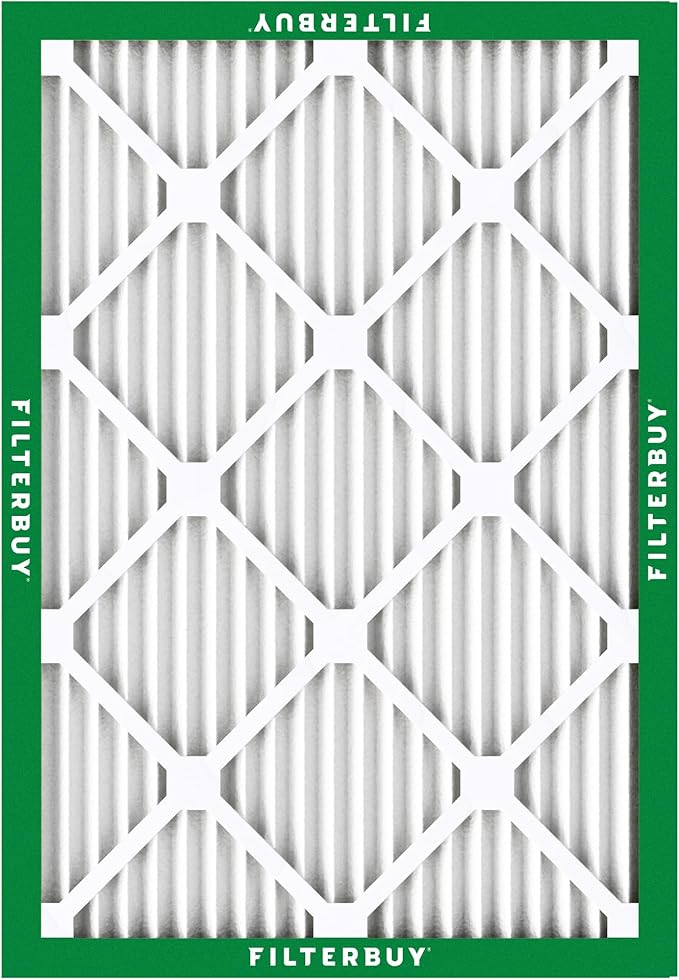 Filterbuy 30x36x1 Air Filter MERV 8 (MPR 700) Dust Defense Replacement (6-Pack), Electrostatic Pleated HVAC AC Furnace Filters, Made in USA (Actual Size: 29.81 x 35.81 x 0.75)