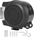 Retractable Double Clothesline – 49 ft x 2 Heavy Duty Clothes Line for Indoor & Outdoor Use, Dual Laundry Line with Easy Installation (Black)