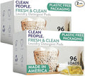 The Clean People Laundry Detergent Pods - Hypoallergenic Laundry Pods - Ultra Concentrated, Recyclable Packaging, Stain Fighting - Fresh Scent, 192 Pack