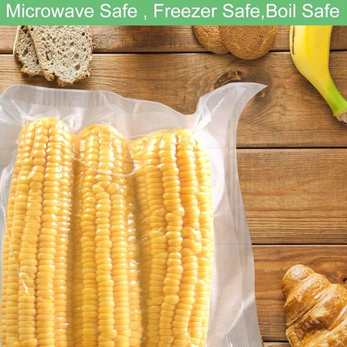 O2frepak 200 Quart Size 8" x 12" 4mil Thick Vacuum Sealer Bags with BPA Free and Puncture Prevention,Vacuum Seal Freezer Bags,Great for Sous Vide Vaccume Sealer PreCut Bags