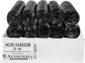 Aluf Plastics High Density Trash Bags, 33 Gallon, 250 Count, 22 Micron (eq), 33" x 40", Black, for Bathroom, Office, Industrial, Commercial, Janitorial, Municipal, Recycling