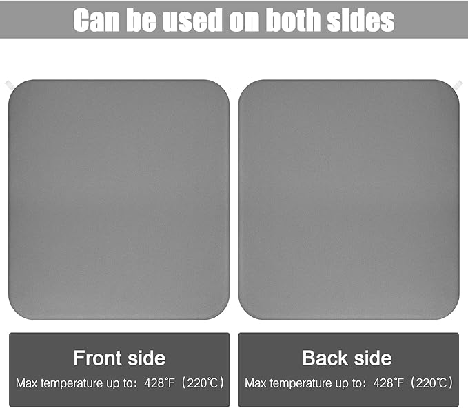3 Pcs Heat Press Mats Compatible with Easypress 2 / Easypress Easy Press Mat Protective Resistant Double Sides Applicable Ironing Insulation for HTV Iron on Projects(Solid Pattern)