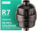 R7 Shower Filter High Put Shower Water Filter for Hard Water 99.99% Remove Chlorine, Heavy Metals, Shower Water Softener, Improve your skin and hair, Bathroom Fixture Hardware Parts, Oil Rubbed Bronze