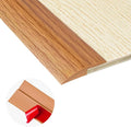 10Ft Carpet Floor Transition Strip, Self Adhesive Floor Edging Trim Strip, PVC Threshold Cover for Doorway, Floor Divider Strip Suitable for Threshold Height Less Than 5 mm - Light Brown Coffee