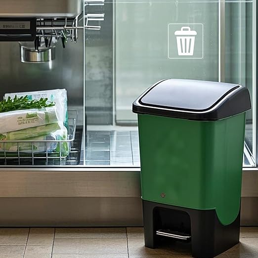 10 Pack Recycle and Trash Clear Stickers 3×3 Inches Vinyl Transparent Weatherproof Self Adhesive Waste Sign for Bins Home Business