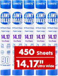 COBETE Large Extra Sticky Lint Roller Refills Pack of 5, 450 Sheets Replacement for Cobete Brand Large Lint Rollers