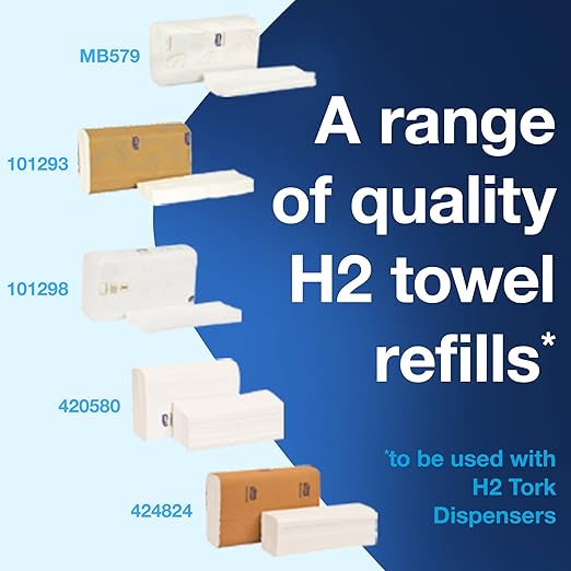 Tork Xpress Paper Towel Dispenser, White, H2/H23 Multifold Compatible, Compact design for Home & Commercial use (302020)
