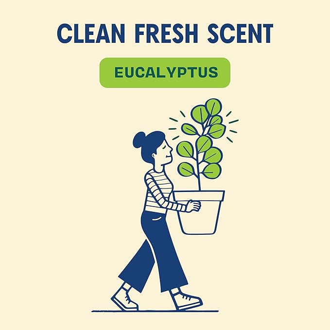 Aunt Fannie's Toilet Bowl Cleaner, Bleach-Free Cleaner Powered by Vinegar, Freshens and Removes Stains, Eucalyptus Scent, 24 fl oz, Pack of 6