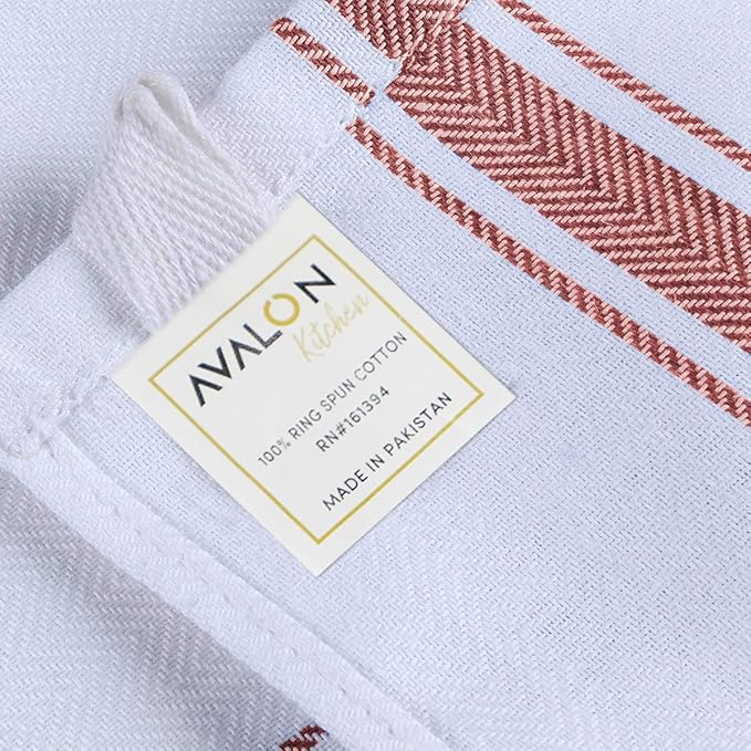 Dish Towels Set (Value Pack of 45) Size 15x25 Inch, 100% Cotton Soft & Absorbent Linen Kitchen Towels, Tea Towels, Reusable Cleaning Cloths for Household Cleaning (Multi)