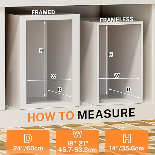 YJHome Pull Out Trash Can Under Cabinet with Push to Open Slides, Garbage Can Not Included, Double Cabinet Trash Can Pull Out Kit with Door Mounting Kit, Requires Minimum Cabinets Opening 18" W