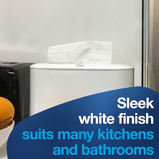 Tork Xpress Paper Towel Dispenser, White, H2/H23 Multifold Compatible, Compact design for Home & Commercial use (302020)