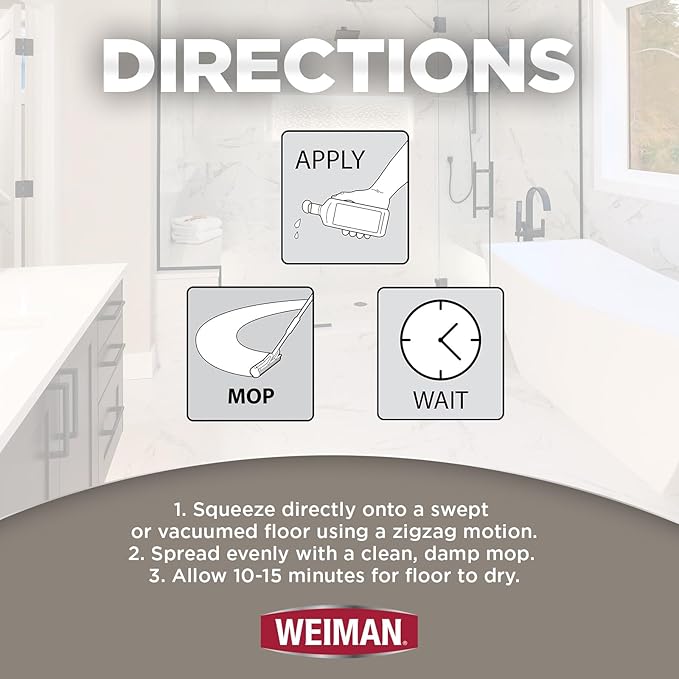Weiman Stone Tile and Laminate Cleaner - 32 Ounce 2 Pack