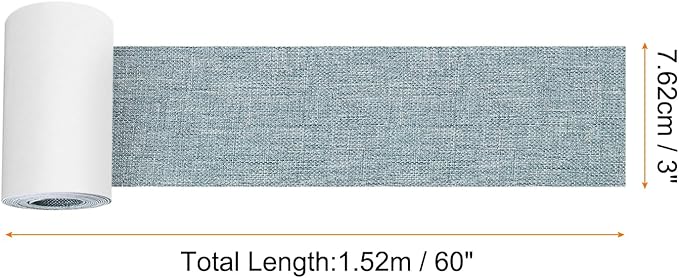 Repair Patches Repair Tape Self-Adhesive DIY Repair Patch Linen Gear Patch for Sofa, Furniture, Chair, Clothing,Tents,3x60 Inch,Slight Blue