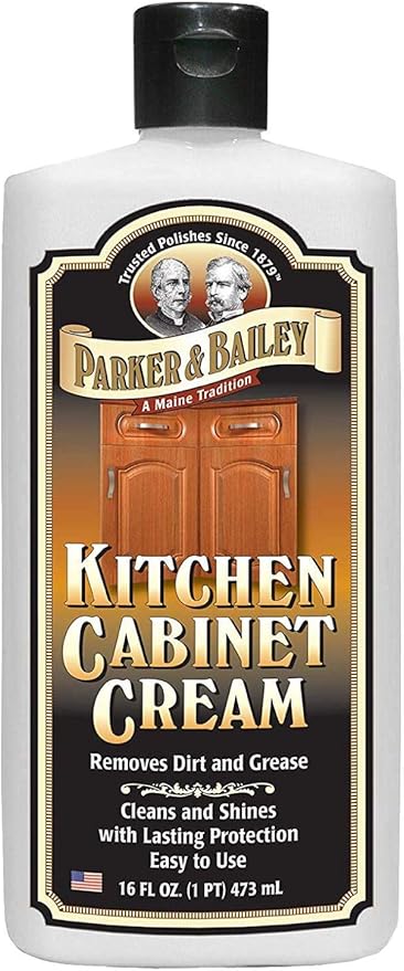 Parker and Bailey Kitchen Cabinet Cream-Wood Cleaner-Grease Remover 16 oz (1)
