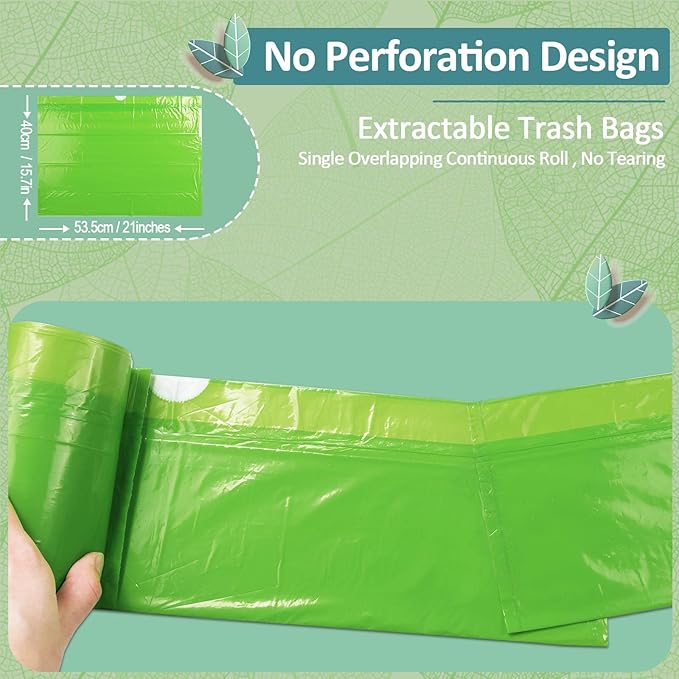 Commode Liners for Bedside Commode Vanilla Scented 100pcs Disposable Bags Universal Fit Most Standard Toilet Chair Bucket