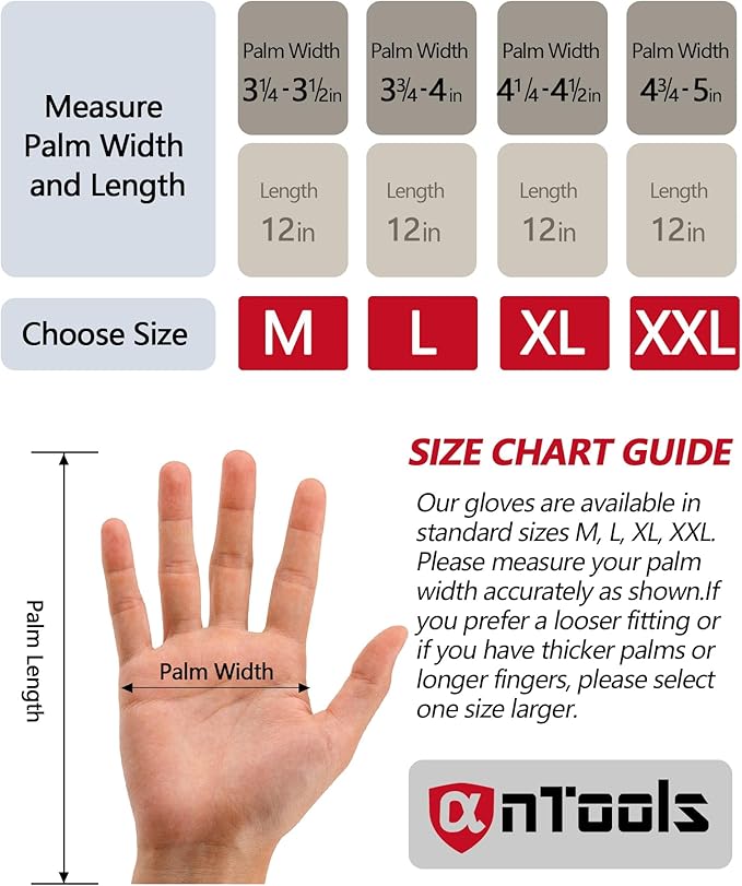 2 Pairs Neoprene and Rubber Blend Heavy-Duty Chemical Gloves, Protective industrial gloves for Resist Acid, Alkali, Hazmat, cleaning, dishwashing, Large