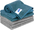 MR.SIGA Microfiber Cleaning Cloth, Pack of 6, Size: 13.8" x 15.7"