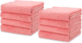 kimteny Kitchen Cloth Dish Towels, 13x28 Inches Premium Dishcloths, Super Absorbent Coral Velvet Microfiber Cleaning Cloths, Fast Drying Rags for Washing Dishes (13x28-8 Pack, Pink)