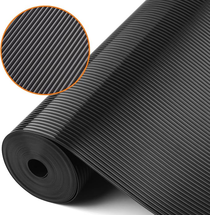 Shelf Liners for Kitchen Cabinets Non Adhesive Drawer Liner EVA Material Cupboard Mat Waterproof Refrigerator Mats Washable Fridge Liner for Cupboard and Desks Black Shelf Liner 11.8 x 236.2 Inches