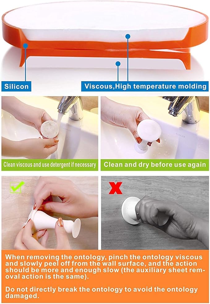 Magnetic Door Stopper Self Adhesive, Silicone Door Stop Holder Wall Mount Damage-Free with Durable Reusable Waterproof House Door Stopper, No Need to Drill Collision Mute No Trace (White)